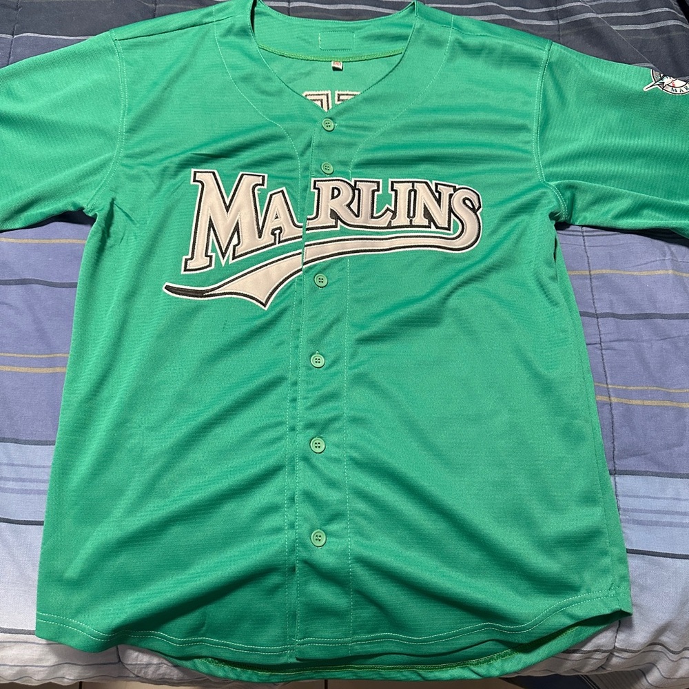 Florida Marlins Alternate green jersey
